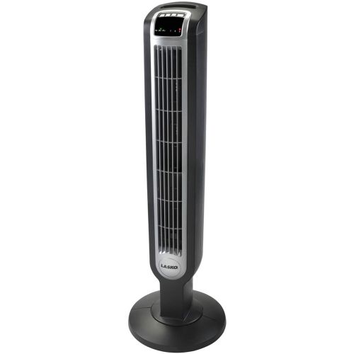  Lasko 36 3-Speed Oscillating Tower Fan with Remote Control and Timer, Model 2510, White