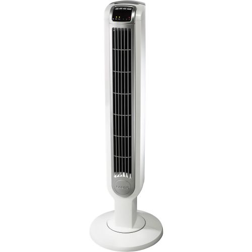  Lasko 36 3-Speed Oscillating Tower Fan with Remote Control and Timer, Model 2510, White