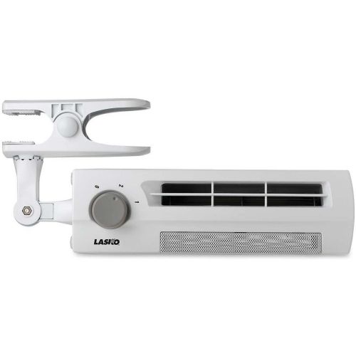  Lasko 10 Clip Stik Desk Ultra-Slim 2-Speed Table Fan, Model 4006, White