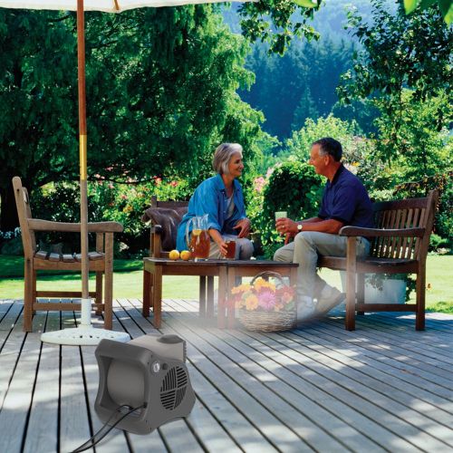  Lasko 7050 Misto Outdoor Misting Fan - Features Cooling Misters, Ideal for Camping, Patios, Picnics, & more