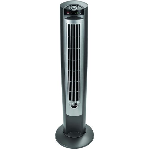  [아마존베스트]Lasko T42951 Wind Curve Portable Electric Oscillating Stand Up Tower Fan with Remote Control for Indoor, Bedroom and Home Office Use, 13x13x42.5, Silver