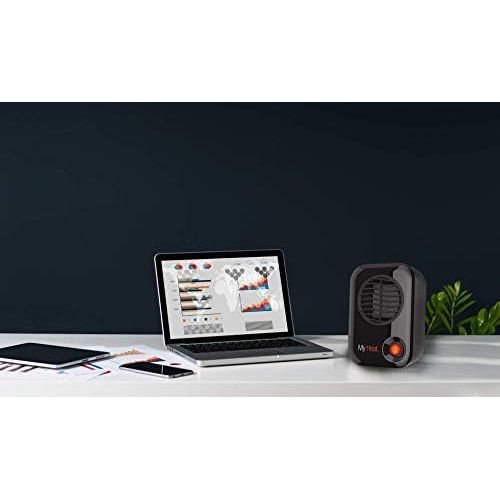  [아마존베스트]Lasko Model 100 MyHeat Personal Space Heater, Black - Compact Size, Ideal for the Desk or Around the Home Office