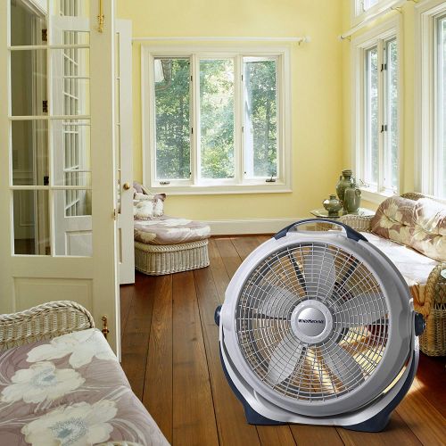  Lasko 3300 20″ Wind Machine Fan With 3 Energy-Efficient Speeds - Features Pivoting Head for Directional Air Flow