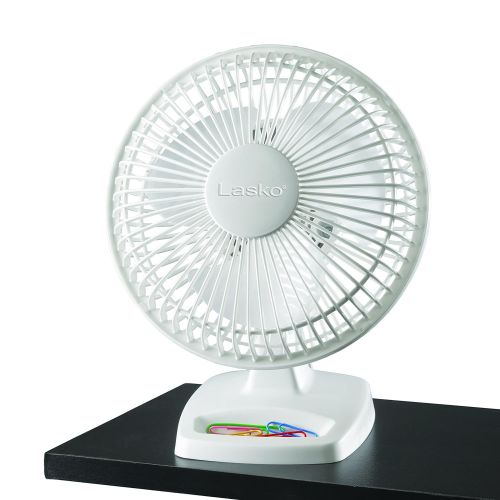  Lasko 2002W Personal Fan, 6-Inch, White, 2002