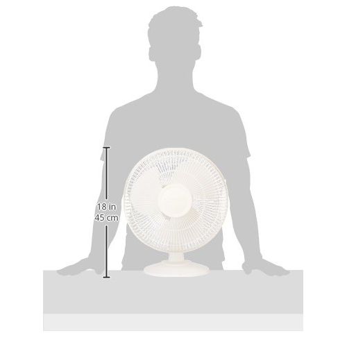  Lasko 3-Speed 12 Table Fan - White