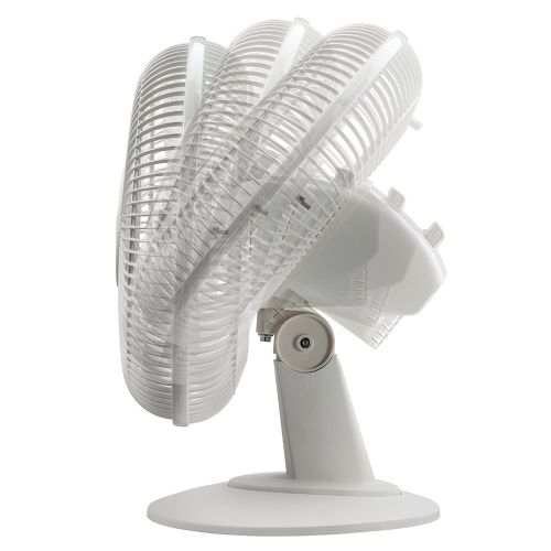  Lasko 3-Speed 12 Table Fan - White