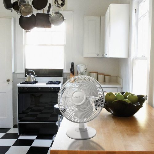  Lasko 3-Speed 12 Table Fan - White