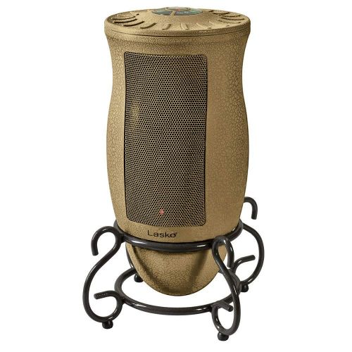  Lasko Designer Series Ceramic Space Heater-Features Oscillation, Remote, and Built-in Timer, Beige