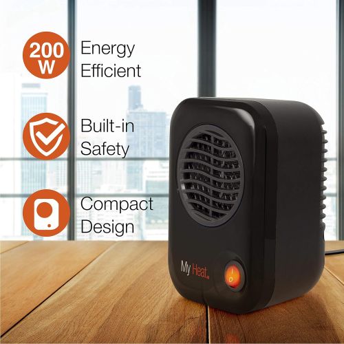  Lasko Heating Space Heater, Compact, Black