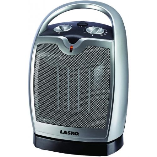  Lasko Oscillating Ceramic Heater Ceramic 1 , 500 W 6 In. X 7 In. X 9.2 In. Cool Touch