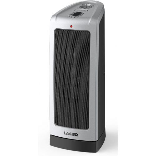  Lasko Products # 5307 Oscillating Ceramic Electric Tower Heater - Quantity of 4