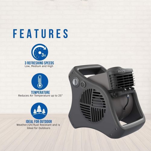  Lasko 7050 Misto Outdoor Misting Fan