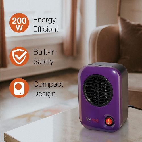  Lasko Heating Space Heater, Compact, Purple