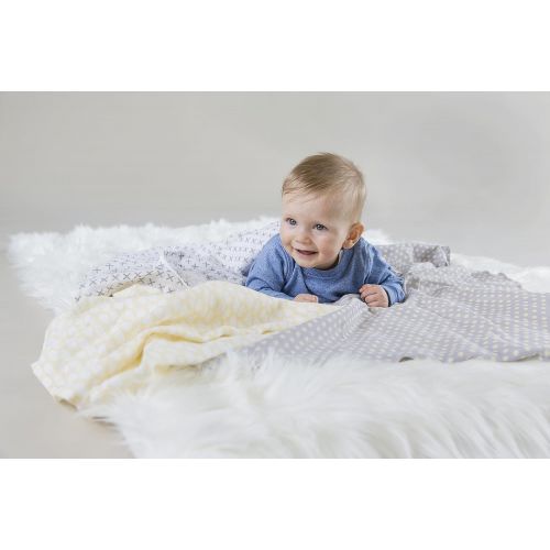  Lassig Baby Muslin Swaddle & Burp Blanket, Riddle, Large