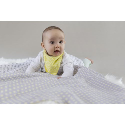  Lassig Baby Muslin Swaddle & Burp Blanket, Riddle, Large