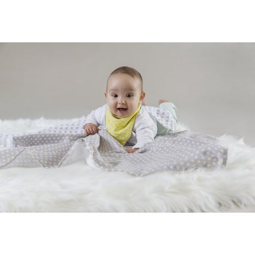  Lassig Baby Muslin Swaddle & Burp Blanket, Riddle, Large