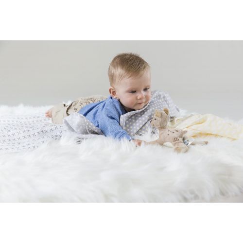  Lassig Baby Muslin Swaddle & Burp Blanket, Riddle, Large