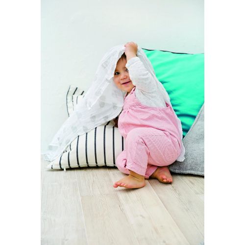  Lassig Muslin Swaddle & Burp Blanket XL Lela Light Pink