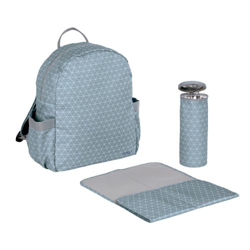  Lassig Marv Backpack Tiles, Blue