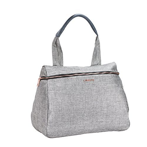  Lassig Womens Glam Rosie Baby Diaper Bag, Anthracite Glitter Silver