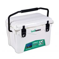 Lasting Landworks Rotomolded ENHANCED Ice Cooler 20QT 5-10 Day Ice Retention Commercial Grade Food Safe Dry Ice Compatible UV Protection 15mm Gasket (2) Bottle Openers Vacuum Release Valve