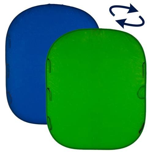  Lastolite LL LC5687 5 x 6 Feet Chromakey Collapsible Reversible Background (BlueGreen)