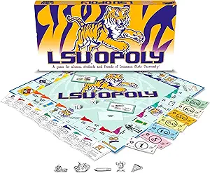 Late for the Sky Louisiana State LSU opoly, Purple, Gold