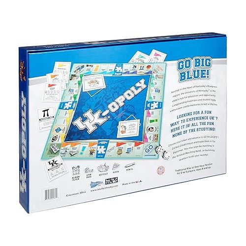  Late for the Sky University of Kentucky Monopoly Blue, White