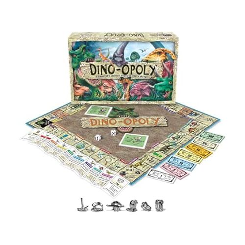  Late for the Sky Dino-Opoly Monopoly Board Game