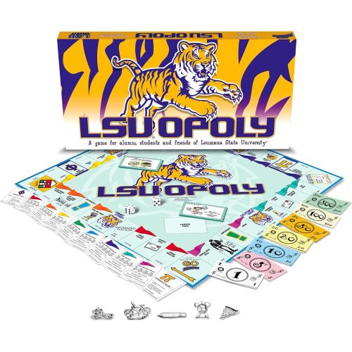  Late for the Sky Louisiana State LSU opoly, Purple, Gold