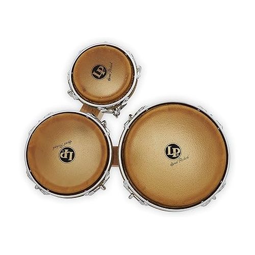  Latin Percussion LP202-AW Bongo Drum Natural / Chrome