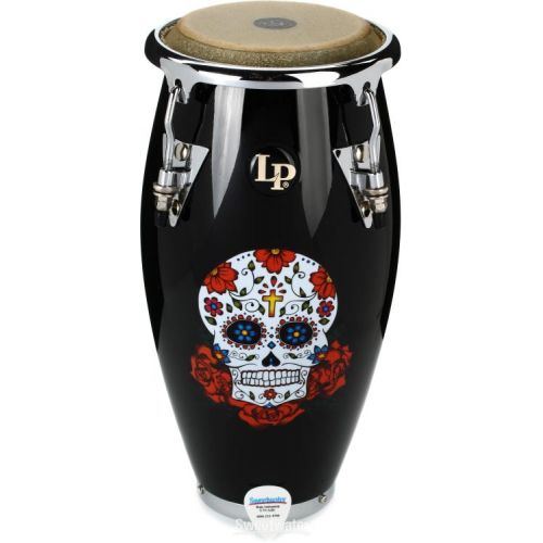  Latin Percussion Karl Perazzo Signature Mini Conga - 4.5 inch Sugar Skull