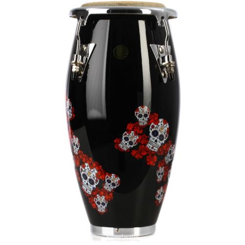  Latin Percussion Karl Perazzo Signature Mini Conga - 4.5 inch Sugar Skull