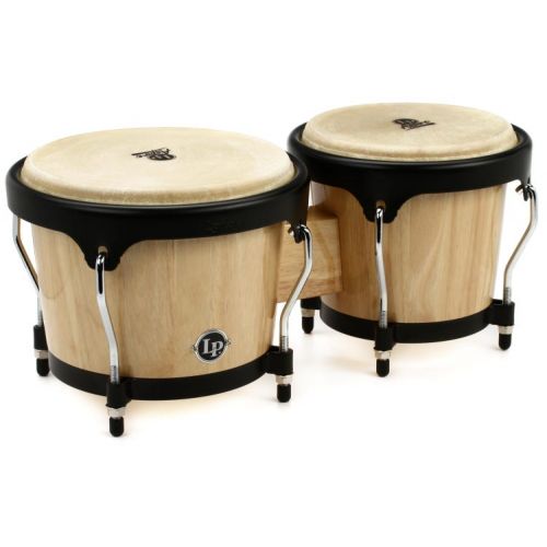  Latin Percussion Aspire Wood Conga Conga Set with Bongos and Timbales - 10/11 inch Natural