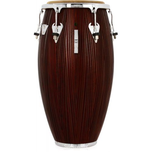  Latin Percussion Matador Wood Conga - 11.75 inch Red Carved Mango - Sweetwater Exclusive