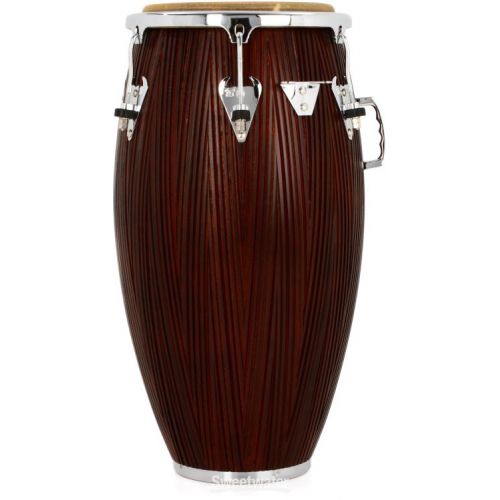  Latin Percussion Matador Wood Conga - 11.75 inch Red Carved Mango - Sweetwater Exclusive