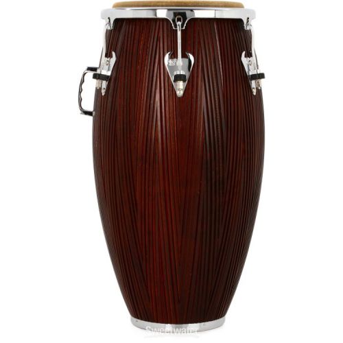  Latin Percussion Matador Wood Conga - 11.75 inch Red Carved Mango - Sweetwater Exclusive