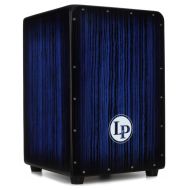 Latin Percussion LP Aspire Accents Cajon - Blueburst Streak Finish