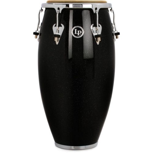  Latin Percussion Matador Wood Conga Set with Bongos and Stand - 11-/11.75-/12.5-inch Black Nebula - Sweetwater Exclusive