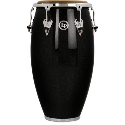  Latin Percussion Matador Wood Conga Set with Bongos and Stand - 11-/11.75-/12.5-inch Black Nebula - Sweetwater Exclusive