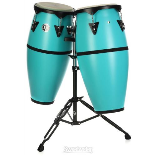  Latin Percussion Discovery Conga Set - Sea Foam