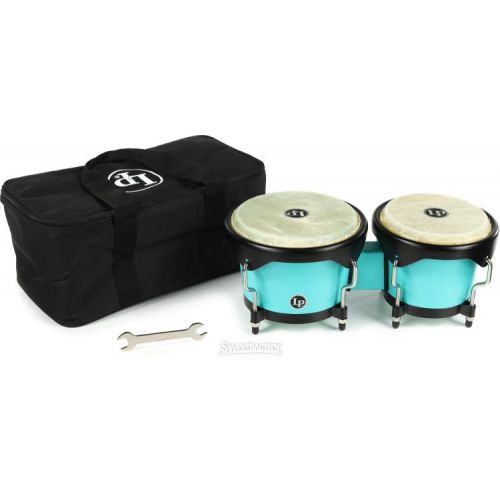  Latin Percussion Discovery Bongo Set - Sea Foam