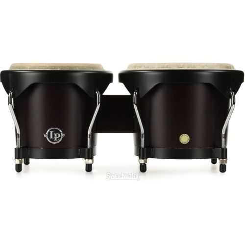  Latin Percussion City Wood Bongos - Dark Wood