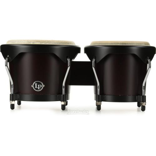  Latin Percussion City Wood Bongos - Dark Wood