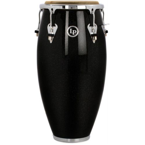  Latin Percussion Matador Wood Conga Set with Bongos - 11/11.75 inch Black Nebula - Sweetwater Exclusive