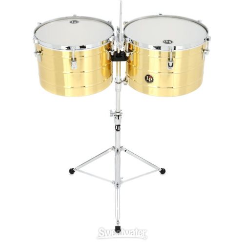  Latin Percussion Prestige 15-inch and 16-inch Thunder Timbs - Brass