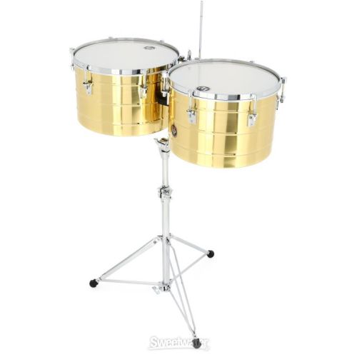  Latin Percussion Prestige 15-inch and 16-inch Thunder Timbs - Brass