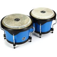 Latin Percussion Discovery Bongo Set - Race Car Blue Demo