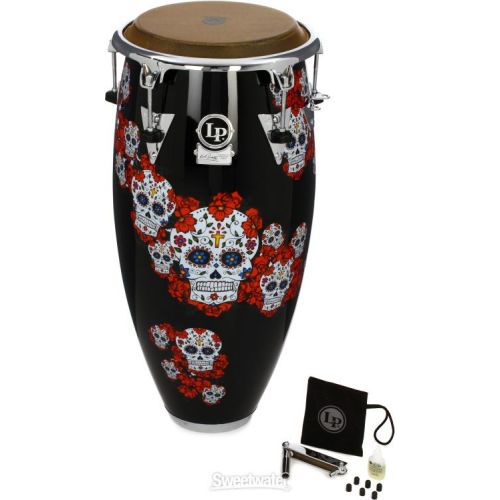  Latin Percussion Karl Perazzo Signature Quinto - 11 inch Sugar Skull