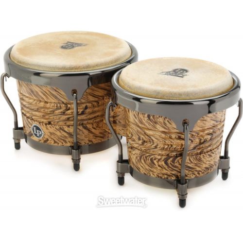  Latin Percussion Aspire Bongos - Havana Cafe with Brushed Nickel Hardware